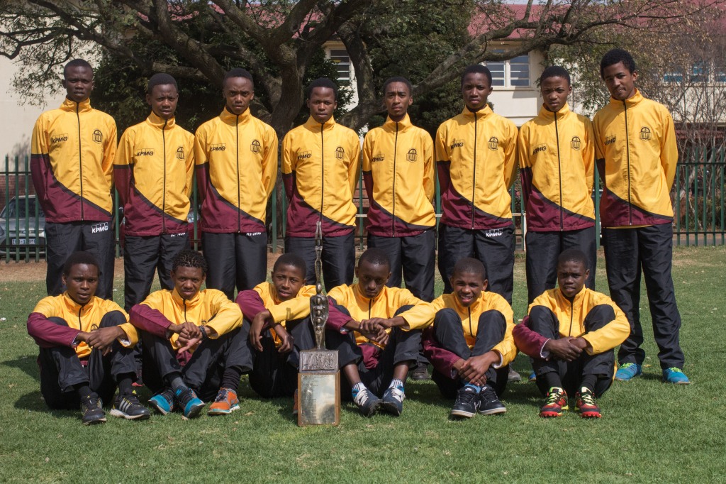 The cross country teams of Vorentoe High School have been crowned North Vaal champions again. Since 2000, the boys team have won every single year with the girls team following short in their tracks with 14 out of a possible 16 wins since 2000. Picture: Jabulile Pearl Hlanze